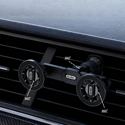 Go Des GD-HD365 Ventilation Design 2in1 Magnetic Car Phone Holder - 5