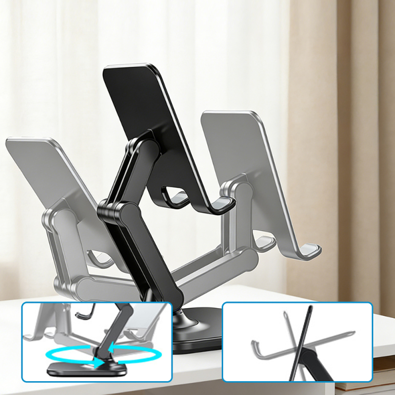 Go Des GD-HD369 Adjustable Foldable 360 ​​Degree Rotating Phone and Tablet Stand - 4