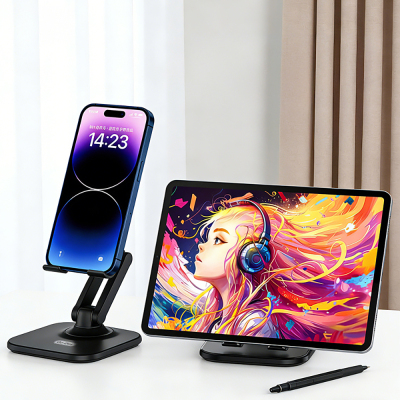 Go Des GD-HD369 Ayarlanabilir Katlanabilir 360 Derece Dönebilen Telefon ve Tablet Standı - 3