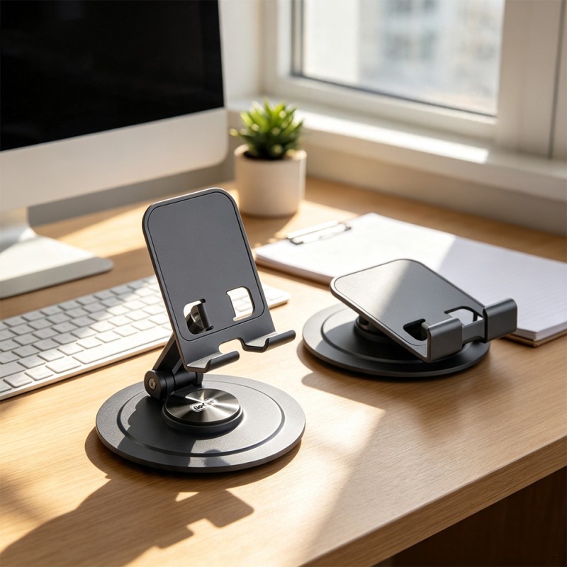 Go Des GD-HD371 Adjustable Foldable 360 ​​Degree Rotating Phone and Tablet Stand - 6