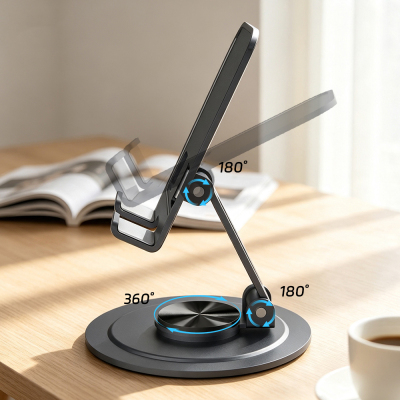 Go Des GD-HD371 Ayarlanabilir Katlanabilir 360 Derece Dönebilen Telefon ve Tablet Standı - 7