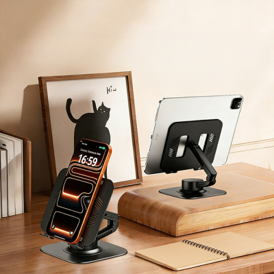 Go Des GD-HD378 Ayarlanabilir Katlanabilir 360 Derece Dönebilen Telefon ve Tablet Standı - 3