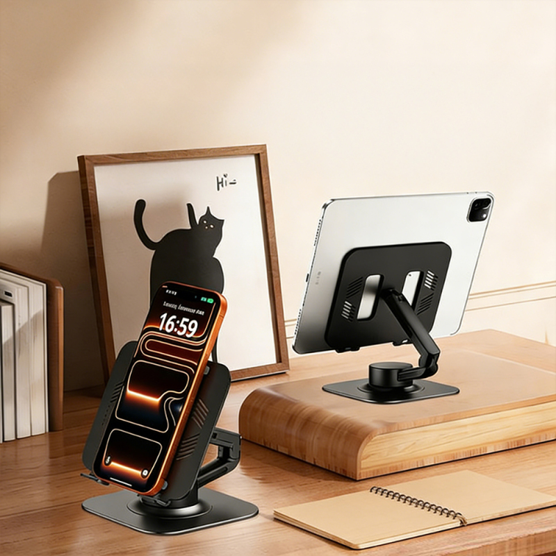 Go Des GD-HD378 Ayarlanabilir Katlanabilir 360 Derece Dönebilen Telefon ve Tablet Standı - 3