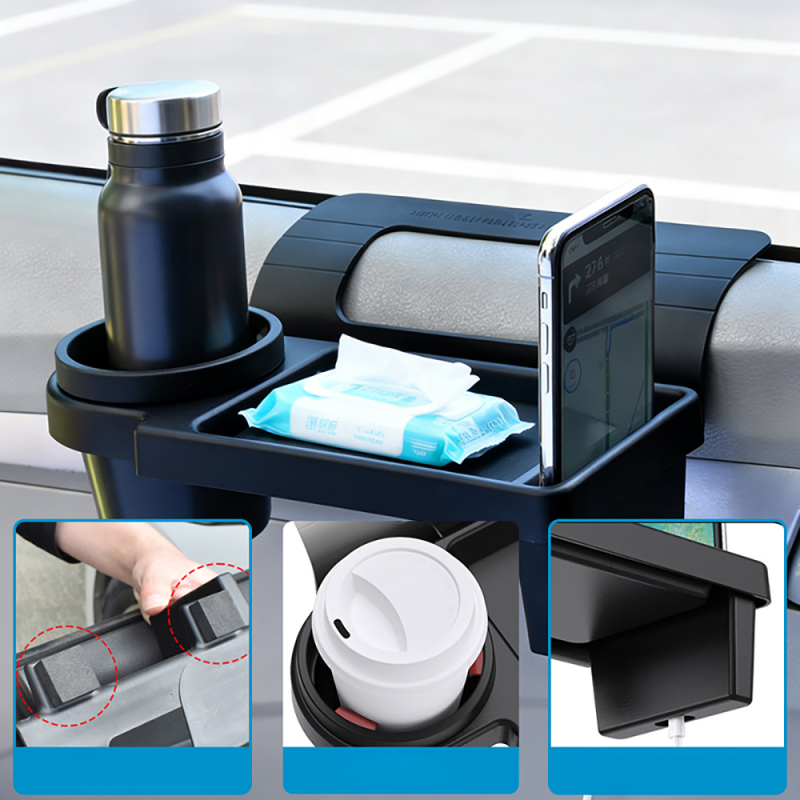 Go Des GD-HD567 Araç İçi Çok Amaçlı Bardaklıklı Telefon Bölmeli Konsol - 6