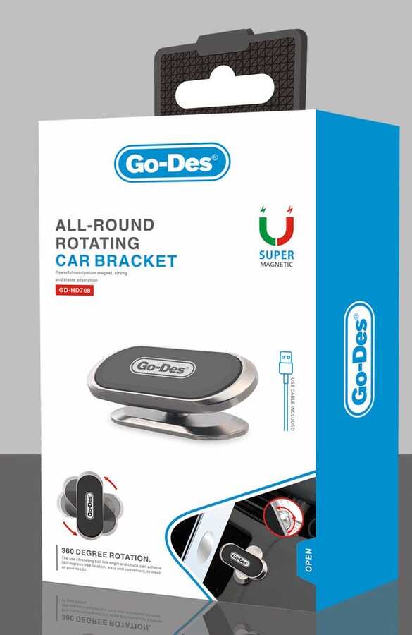 Go Des GD-HD708 Magnetic Car Holder - 2