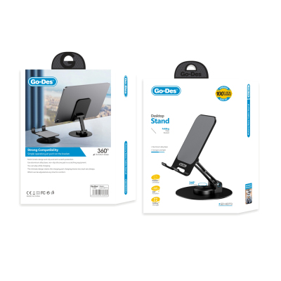 Go Des GD-HD773 Adjustable Foldable 360 ​​Degree Rotating Phone and Tablet Stand - 6