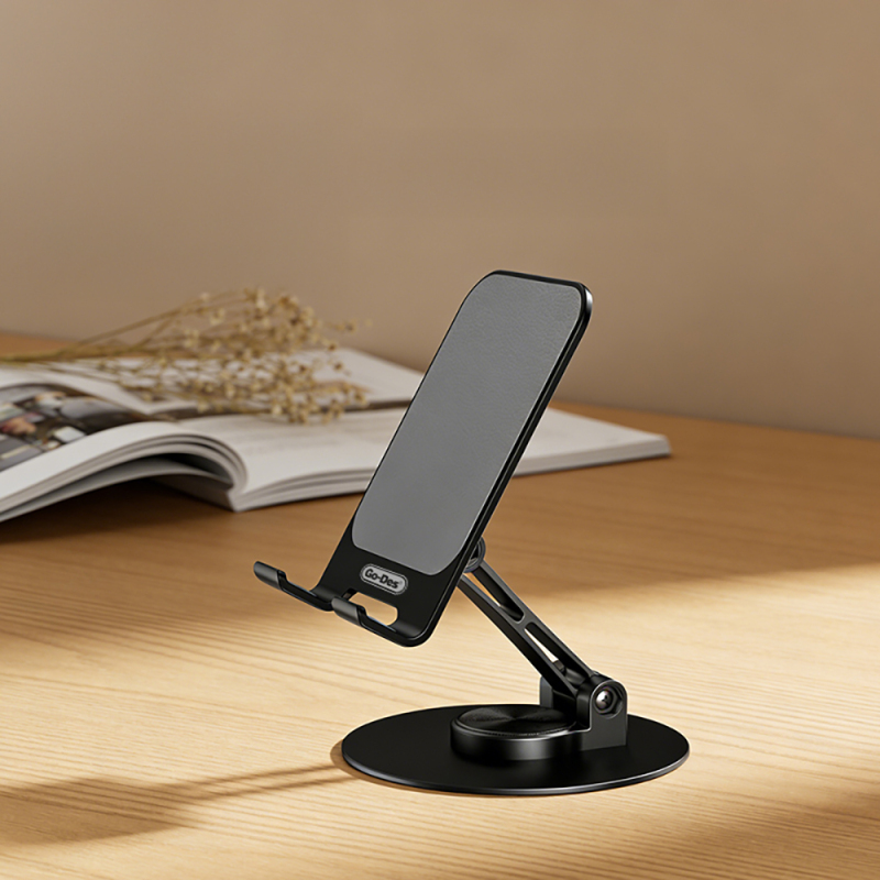 Go Des GD-HD773 Ayarlanabilir Katlanabilir 360 Derece Dönebilen Telefon ve Tablet Standı - 2