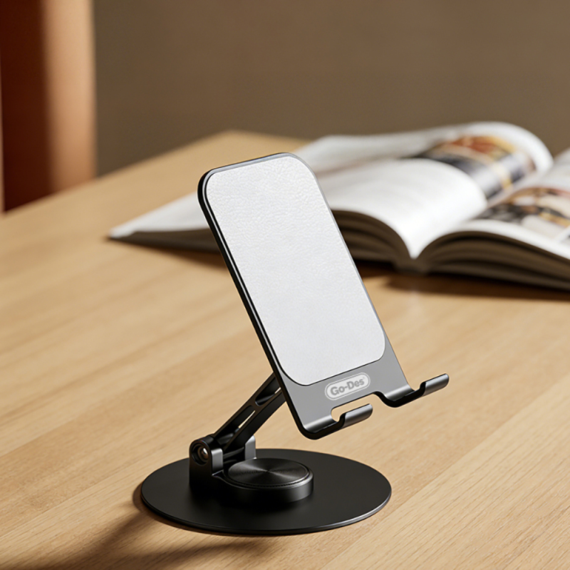 Go Des GD-HD773 Ayarlanabilir Katlanabilir 360 Derece Dönebilen Telefon ve Tablet Standı - 5