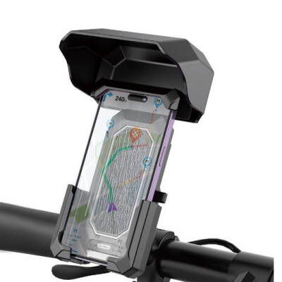 Go Des GD-HD906 Sarsıntı Önleyici Anti-UV Su Geçirmez Bisiklet ve Motosiklet Telefon Tutucu - 1