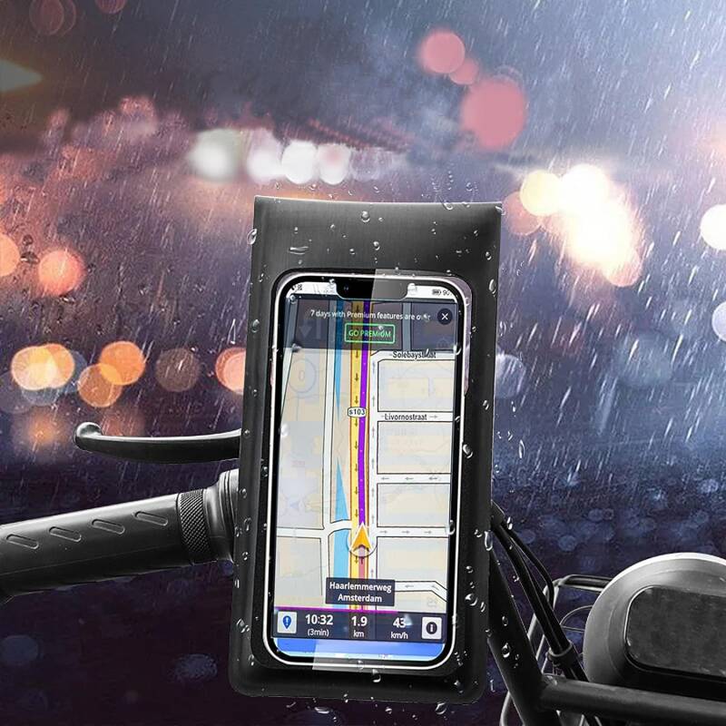 Go Des GD-HD907 Bicycle and Motorcycle Phone Holder with Waterproof Design - 4