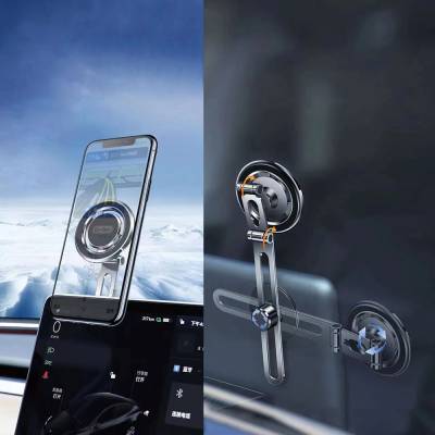 Go Des GD-HD912 Magnetic 360 Degree Rotating Flat Floor Car Phone Holder - 7