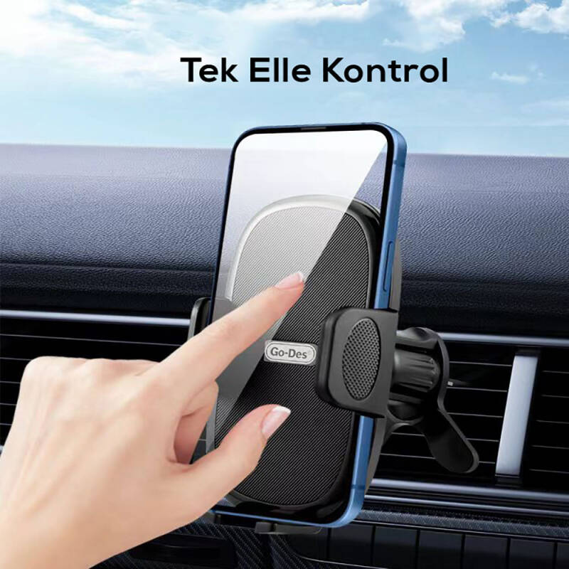 Go Des GD-HD936 360° Dönebilen ve Uzayan Başlıklı Araç Telefon Tutucu - 4