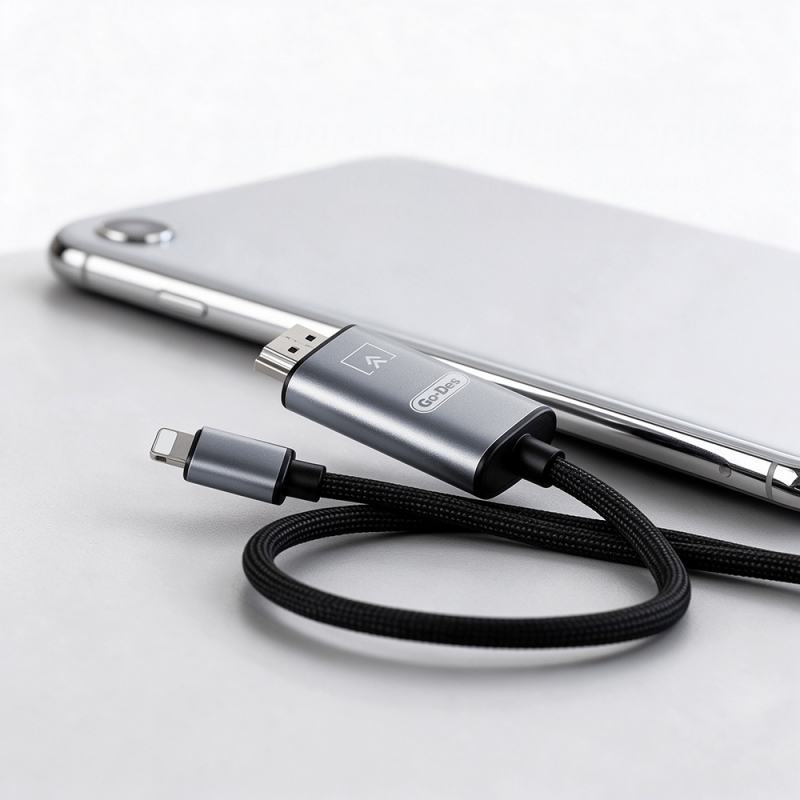 Go Des GD-HM812S HDTV Lightning to HDMI Ses ve Video Adaptörü - 3