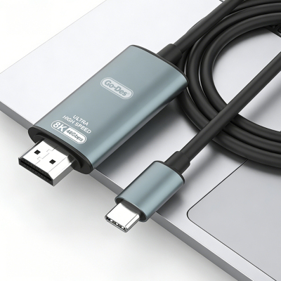 Go Des GD-HM832 8K Görüntü Kalitesi Type-C to HDMI Kablo 1.8M - 5