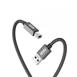 Go Des GD-HM836 USB-A to USB-B 2.0 Braided Printer Cable - 1