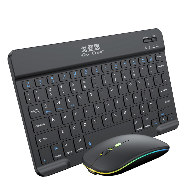 Go Des GD-KB323 Ergonomik 2in1 Bluetooth Bağlantılı Kablosuz Klavye ve Mouse Seti - 1