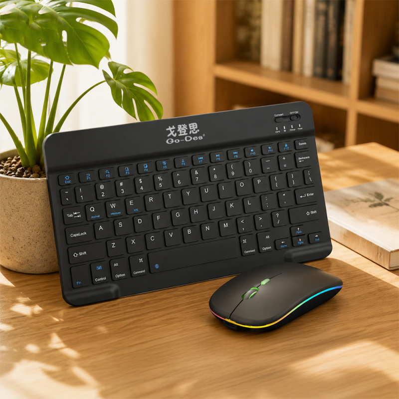 Go Des GD-KB323 Ergonomik 2in1 Bluetooth Bağlantılı Kablosuz Klavye ve Mouse Seti - 3