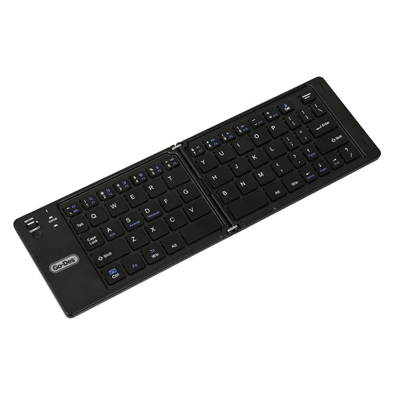 Go Des GD-KB326 Sessiz Tuş Tasarımlı Katlanabilir Bluetooth Bağlantılı Kablosuz Klavye - 3