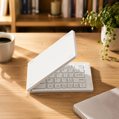 Go Des GD-KB326 Sessiz Tuş Tasarımlı Katlanabilir Bluetooth Bağlantılı Kablosuz Klavye - 5