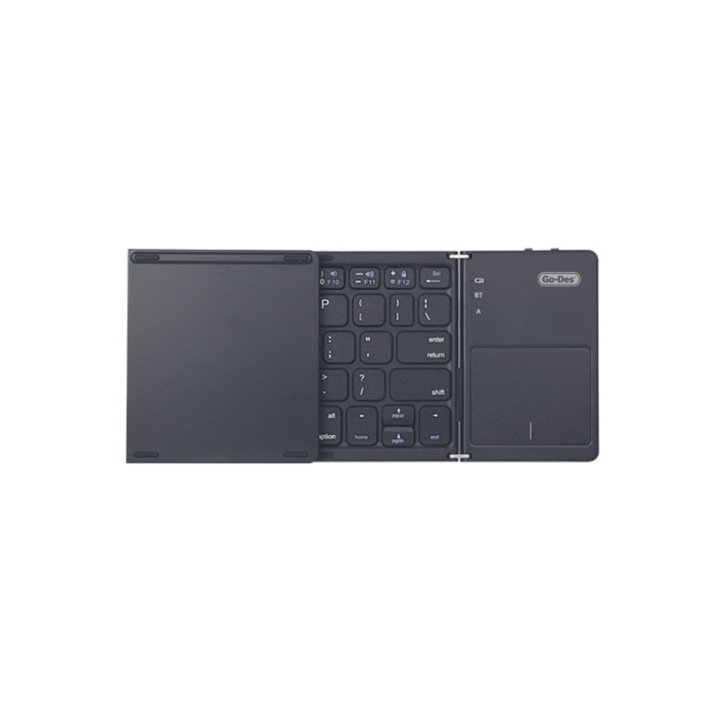 Go Des GD-KB328 Sessiz Tuş Tasarımlı Touch Pad Özellikli Katlanabilir Bluetooth Bağlantılı Kablosuz Klavye - 3