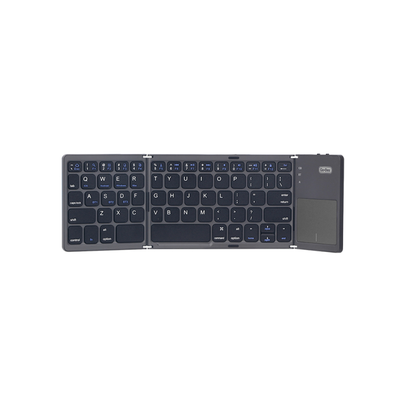 Go Des GD-KB328 Sessiz Tuş Tasarımlı Touch Pad Özellikli Katlanabilir Bluetooth Bağlantılı Kablosuz Klavye - 4