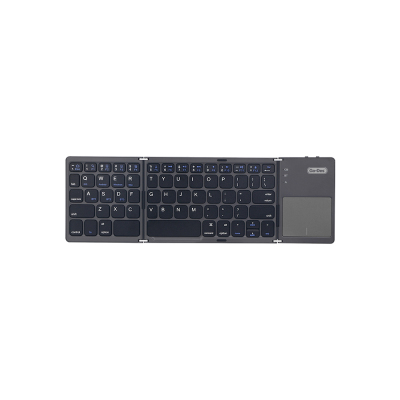 Go Des GD-KB328 Sessiz Tuş Tasarımlı Touch Pad Özellikli Katlanabilir Bluetooth Bağlantılı Kablosuz Klavye - 1