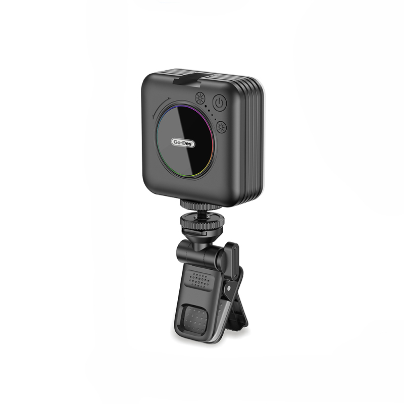 Go Des GD-LD1033 RGB LED Phone-Camera Top Light - 2
