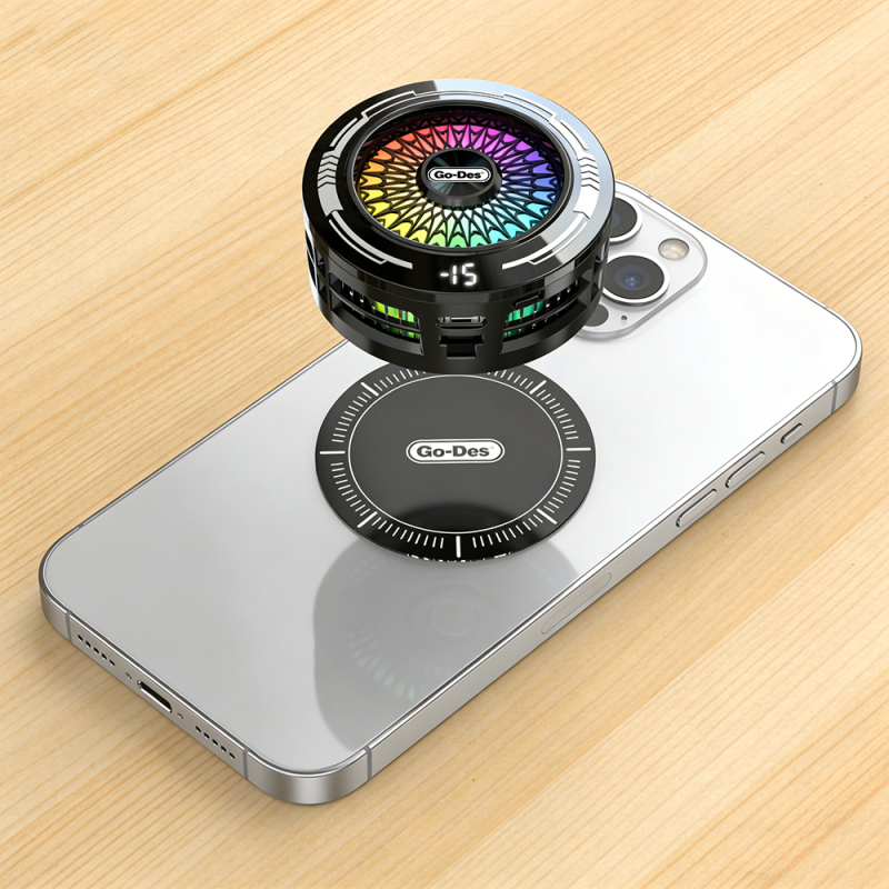 Go Des GD-PC012 Yapay Zeka Destekli Magnetik Telefon Soğutucu Fan - 3