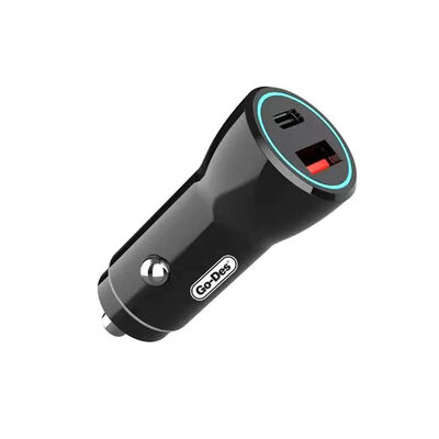 Go Des GD-QC2016 Fast Charge Dual Port PD Car Charger 20W Max - 1