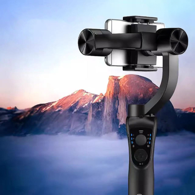 Go Des GD-S5 3 Eksenli El Tipi Yüz Tanıma Takip Özellikli Led Işıklandırma Aparatlı Gimbal Stabilizatör - 3
