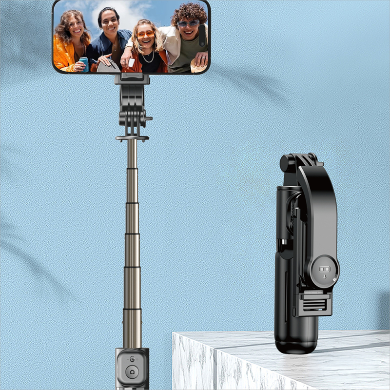 Go Des GD-ST66 Kumandalı 360 Derece Dönebilen Selfie Çubuğu ve Tripod - 3