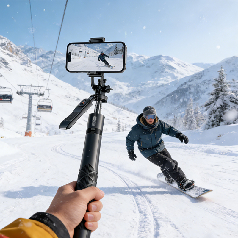 Go Des GD-ST82 360 Degree Pan-Tilt Tripod Gimbal Stabilizer - 4