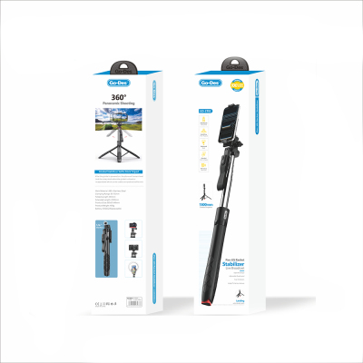 Go Des GD-ST82 360 Derece Pan-Tilt Özellikli Tripod Gimbal Stabilizatör - 7