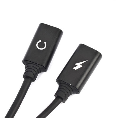 Go Des GD-UC11 Dual Lightning Headphone Audio & Charge Adapter - 2
