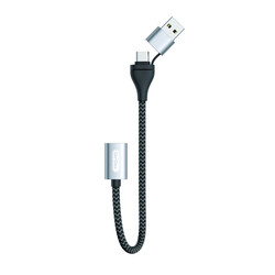 Go-Des GD-UC316 2 in 1 Type-C ve USB Interface OTG Cable - 1