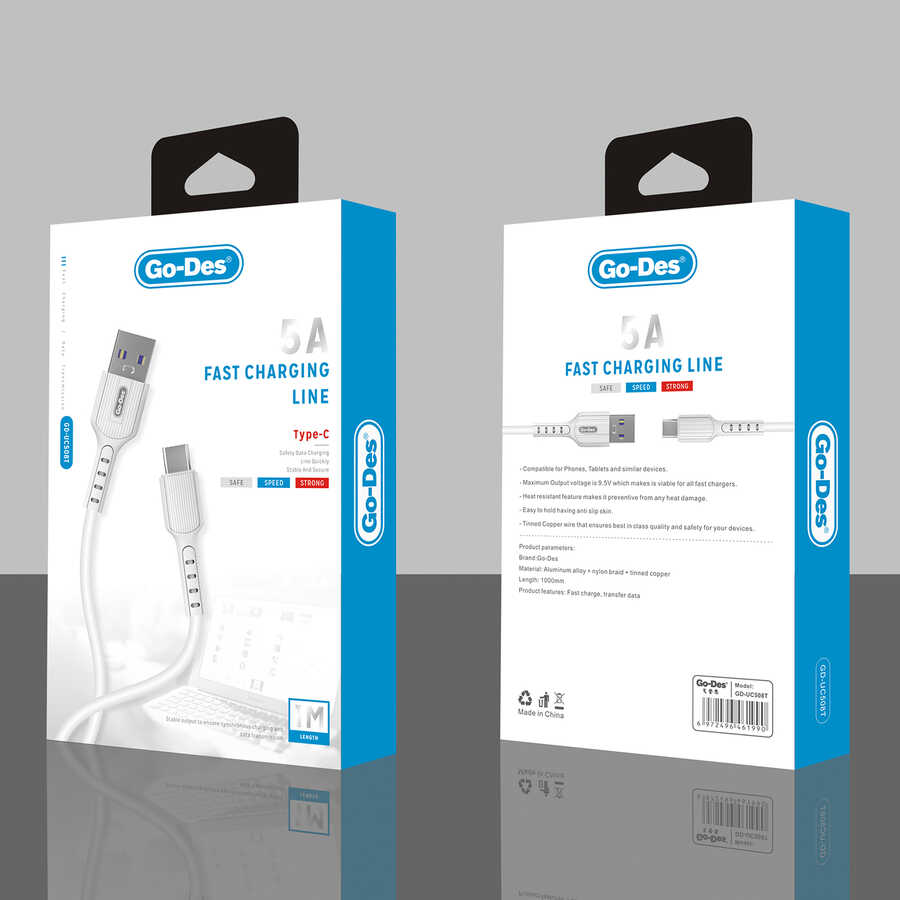 Go Des GD-UC508 Type-C Usb Cable - 2