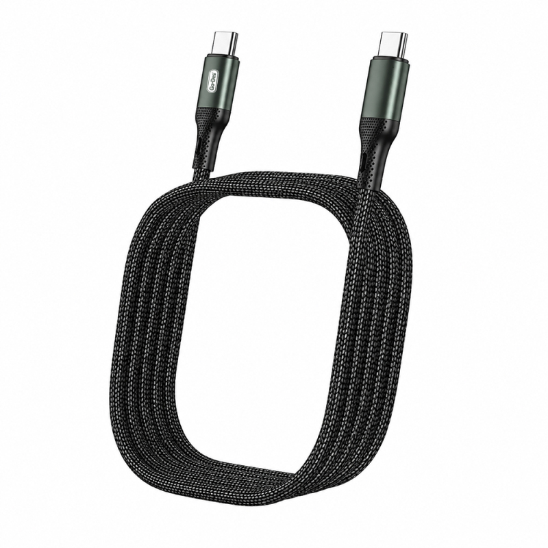 Go Des GD-UC575 Type-C to Type-C PD Örgü Tasarımlı Hızlı Şarj Özellikli Data ve Şarj Kablosu 40W 3M - 1