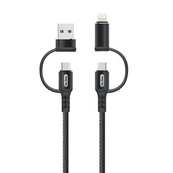 Go Des GD-UC587 4 in 1 Type-C-Lightning To PD-Usb Cable - 1