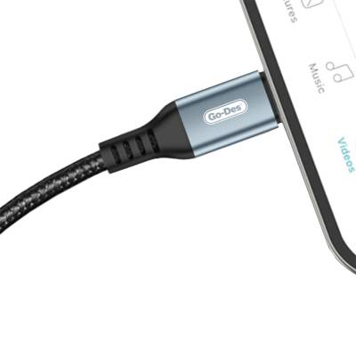 Go Des GD-UC595 Bionic Terminal Design PD20W Lightning to Type-C & Lightning to USB-A Cable - 4