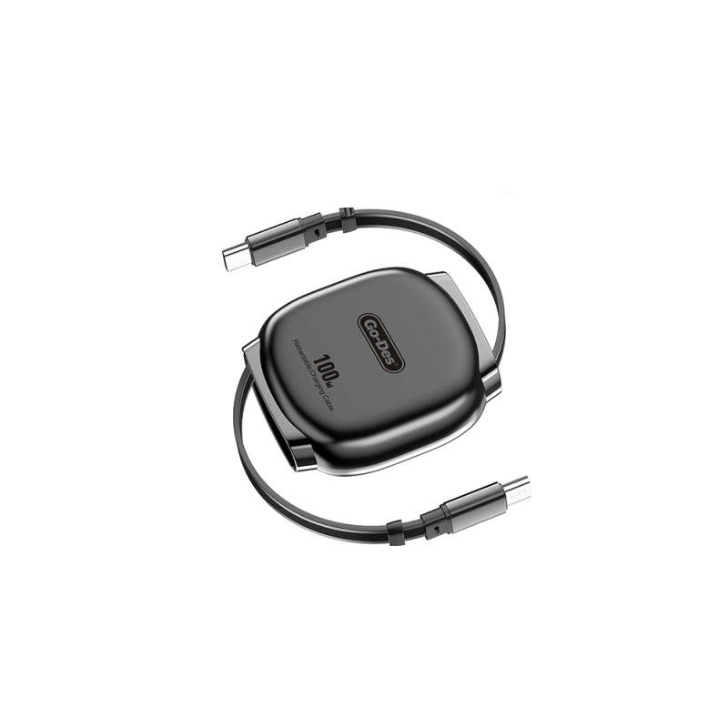Go-Des GD-UC682 Type-C to Type-C Reel Data and Charging Cable 100W - 2