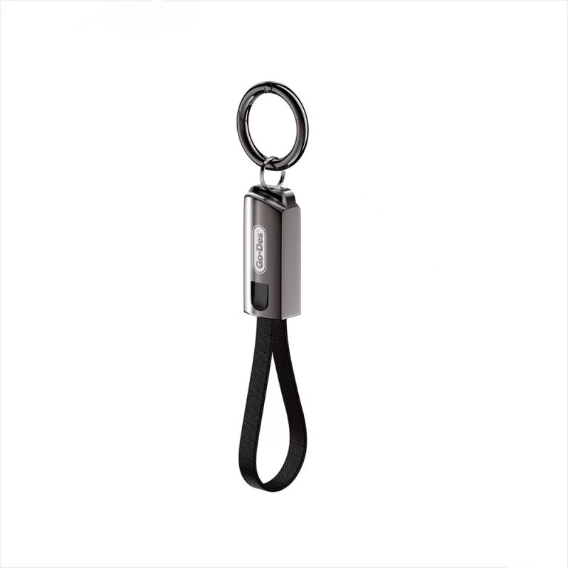 Go-Des GD-UC683 Type-C to Type-C Hızlı Şarj Özellikli Anahtarlık Data ve Şarj Kablosu 60W - 2