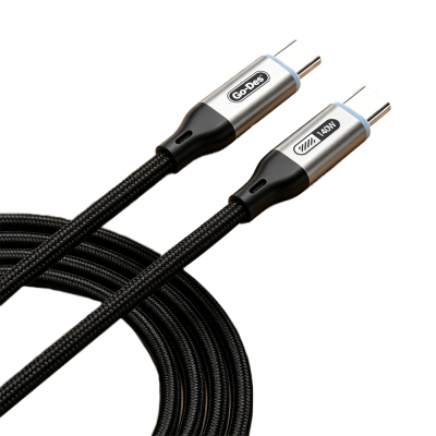 Go Des GD-UC685 Type-C to Type-C Braided Fast Charging Data and Charging Cable 140W 1.8M - 1