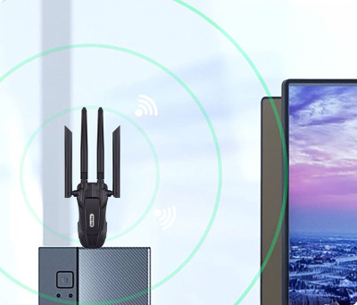 Go-Des GD-WPS015 Wi-Fi USB Adaptörü 900Mbps - 3