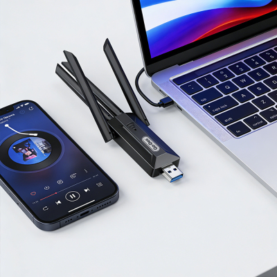 Go-Des GD-WPS017 Wi-Fi USB Adaptörü 1200Mbps - 4