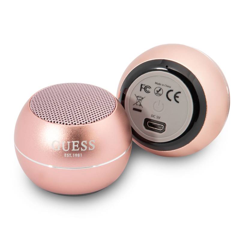 GUESS Aluminum Alloy Body Design Mini Bluetooth Speaker - 4