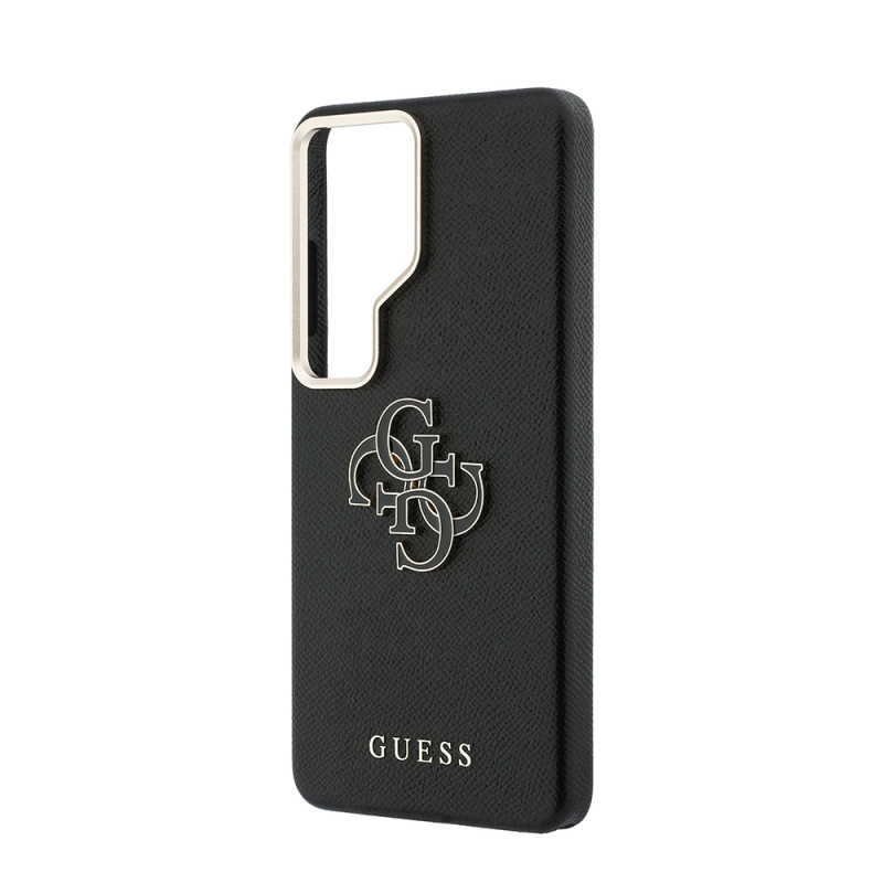 Guess Galaxy S26 Ultra Case Original Licensed Grained Lettering and 4G Large Metal Logo Cover - 9
