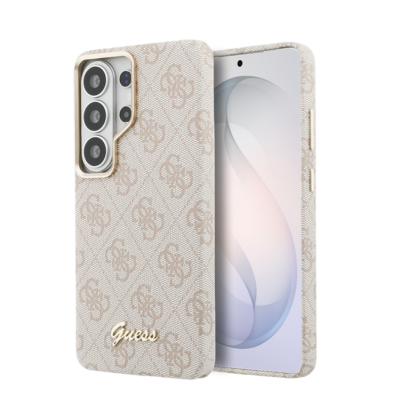 Guess Galaxy S26 Ultra Case Original Licensed M-safe Charging Feature Classic Script Logo 4G Design Cover - 2