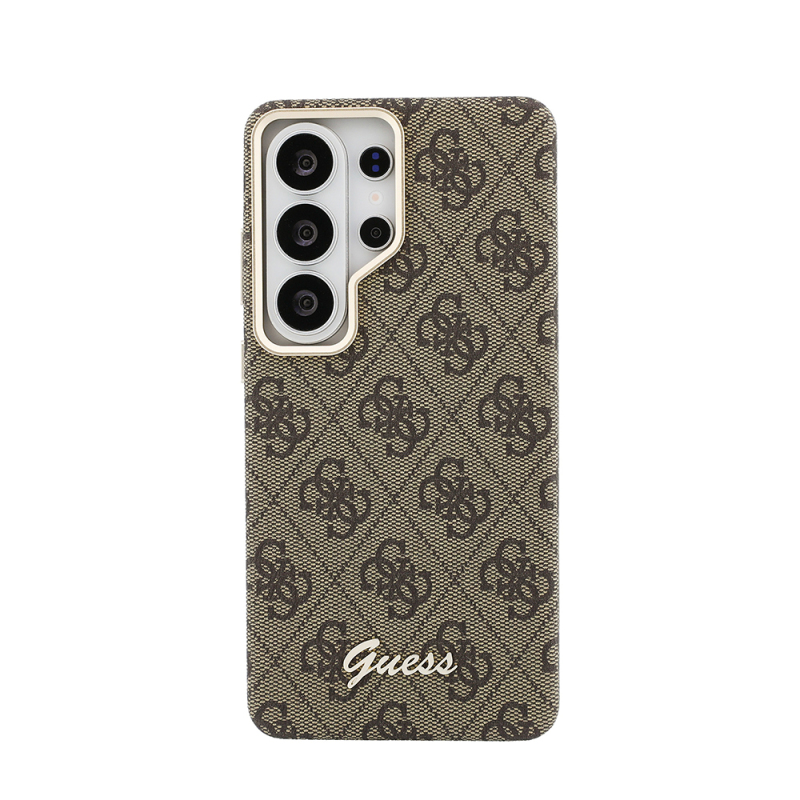 Guess Galaxy S26 Ultra Case Original Licensed M-safe Charging Feature Classic Script Logo 4G Design Cover - 19
