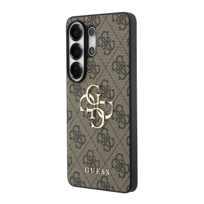 Guess Galaxy S26 Ultra Case, Original Licensed PU Leather Cover with Large Metal Logo Design - 10