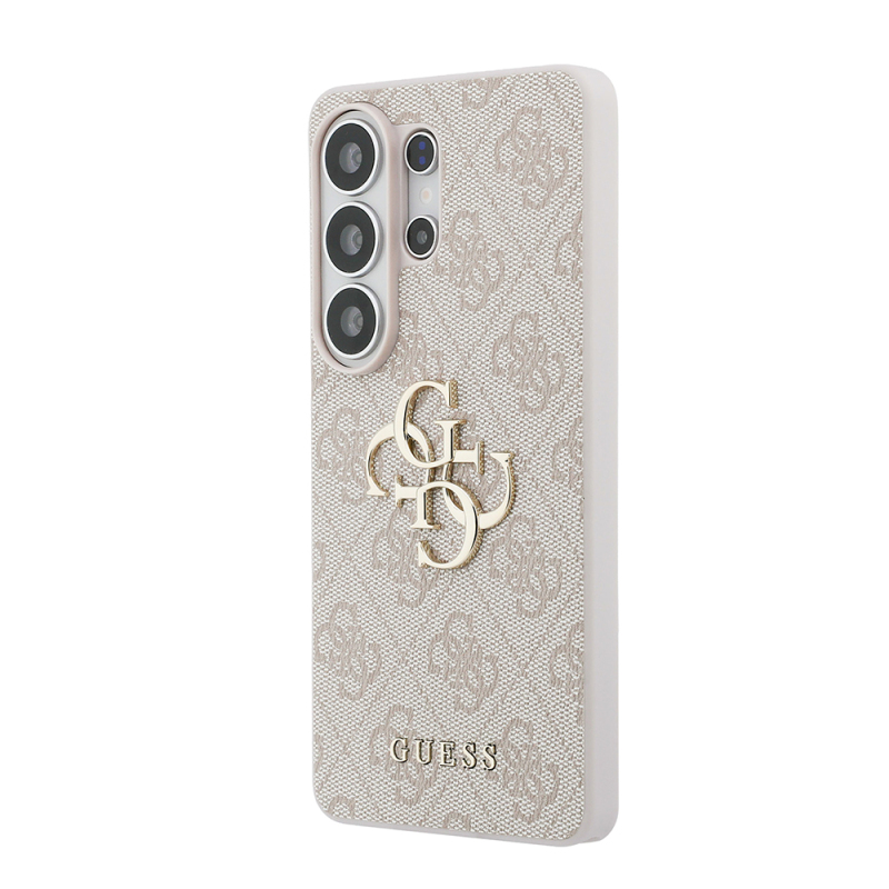 Guess Galaxy S26 Ultra Case, Original Licensed PU Leather Cover with Large Metal Logo Design - 18